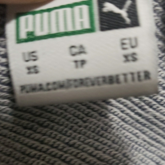 PUMA Women's Blue Crop Top - Picture 5 of 10